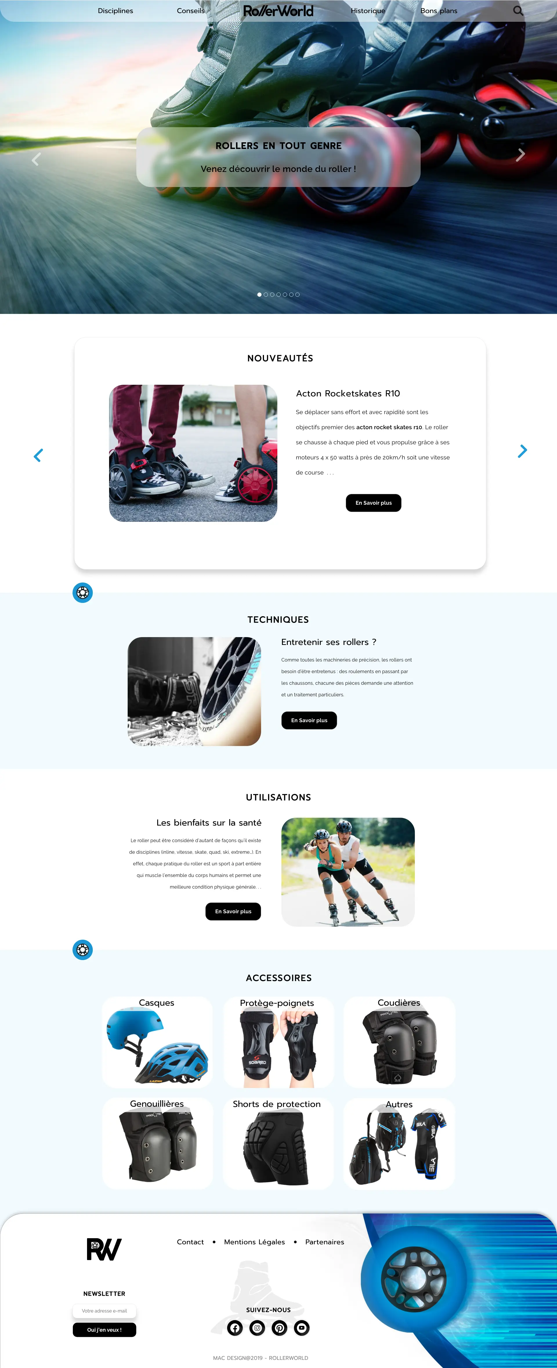 Page d'acceuil